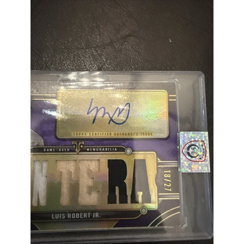 2024 Topps Triple Threads - Triple Threads Autograph Relics Luis Robert /27💥🔥